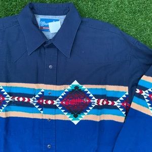 Wrangler western button down shirt sz XL